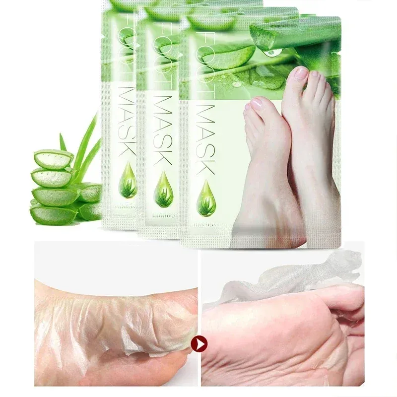 Masque exfoliant pour les pieds, élimine les callosités et la peau morte 2