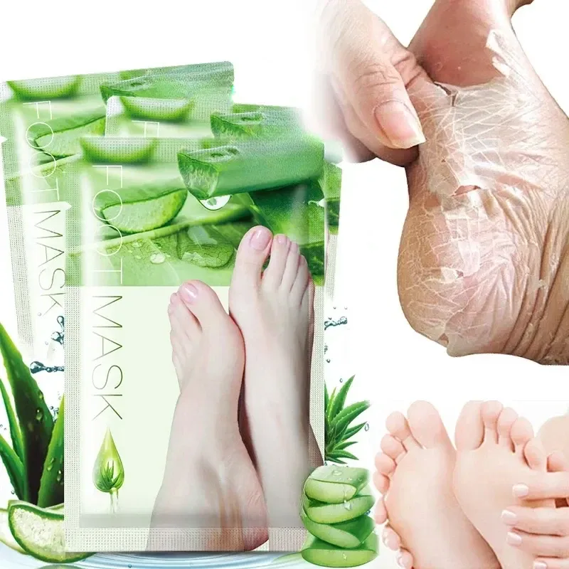 Masque exfoliant pour les pieds, élimine les callosités et la peau morte