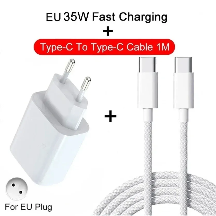 Chargeur rapide PD 35W pour iPhone 11, 12, 13, 14, 15 Pro Max, avec câble de charge rapide USB-C pour iPhone 15 Plus 7