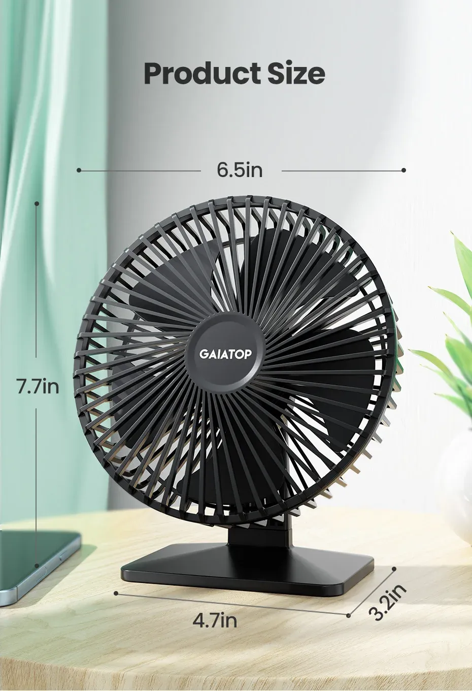 Ventilateur USB branché sur un ordinateur portable