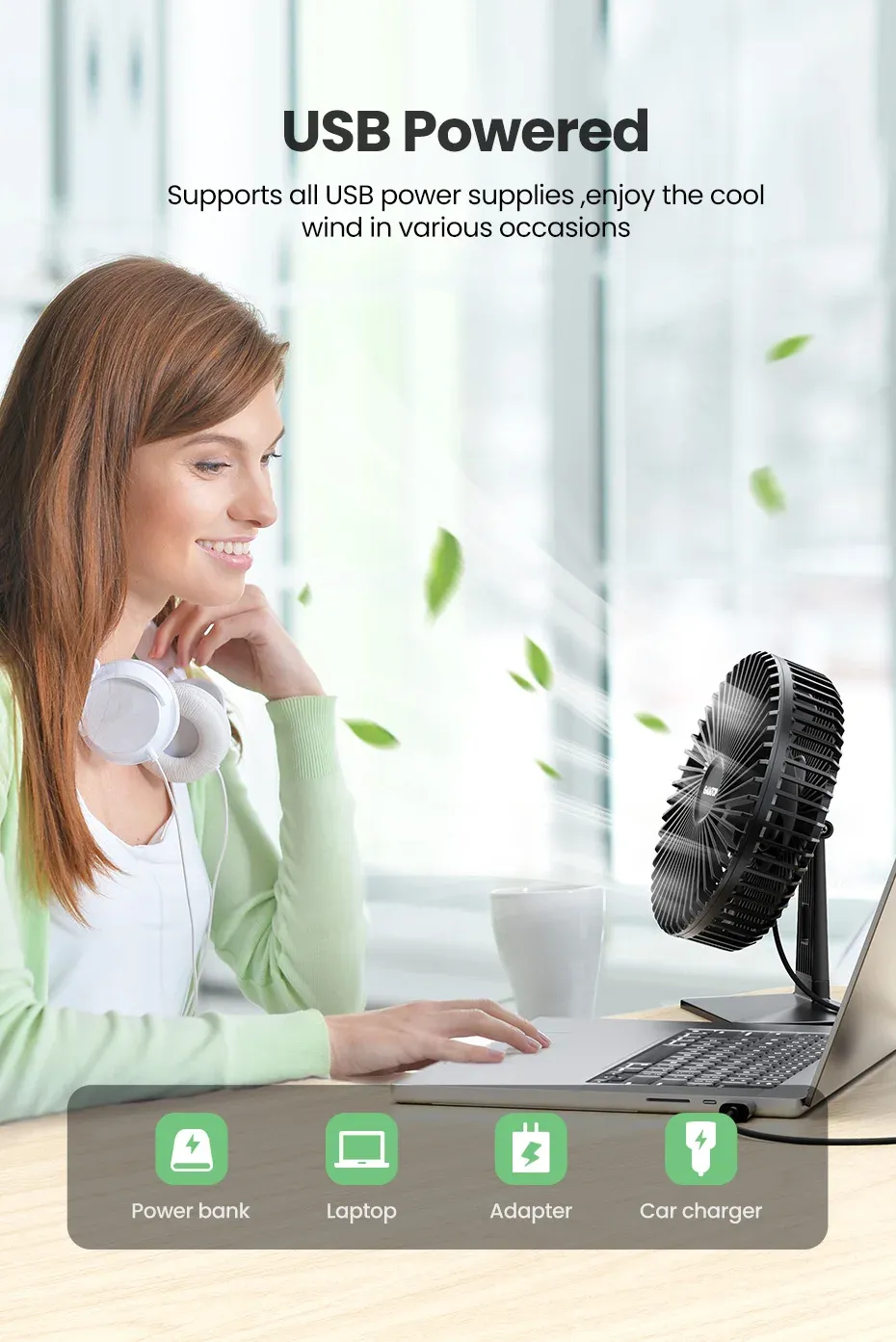 Détail du ventilateur silencieux