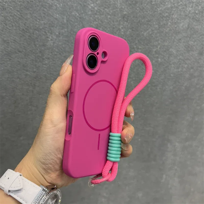 Coque en silicone liquide MagSafe, vue détaillée 2