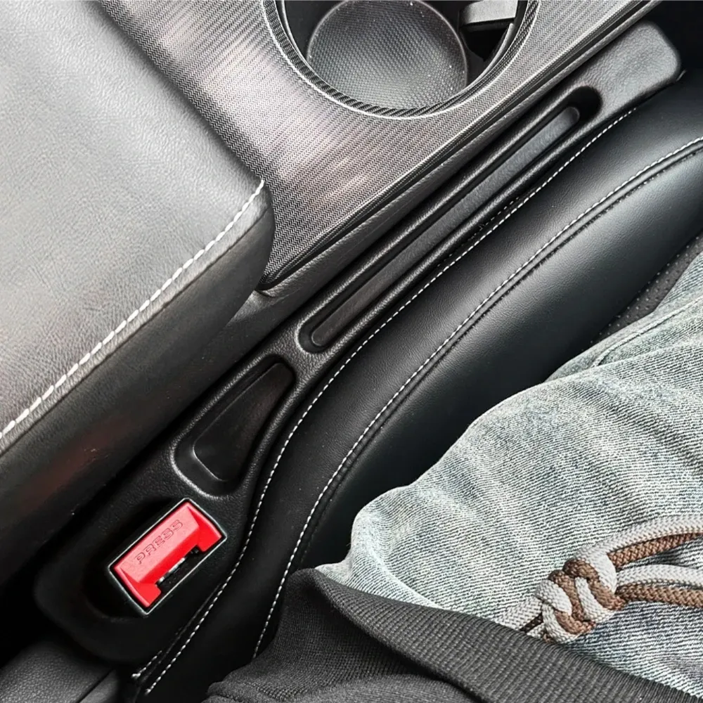 Organisateur de comblement d'espace entre sièges auto, lot de 2, bande d'étanchéité imperméable 5