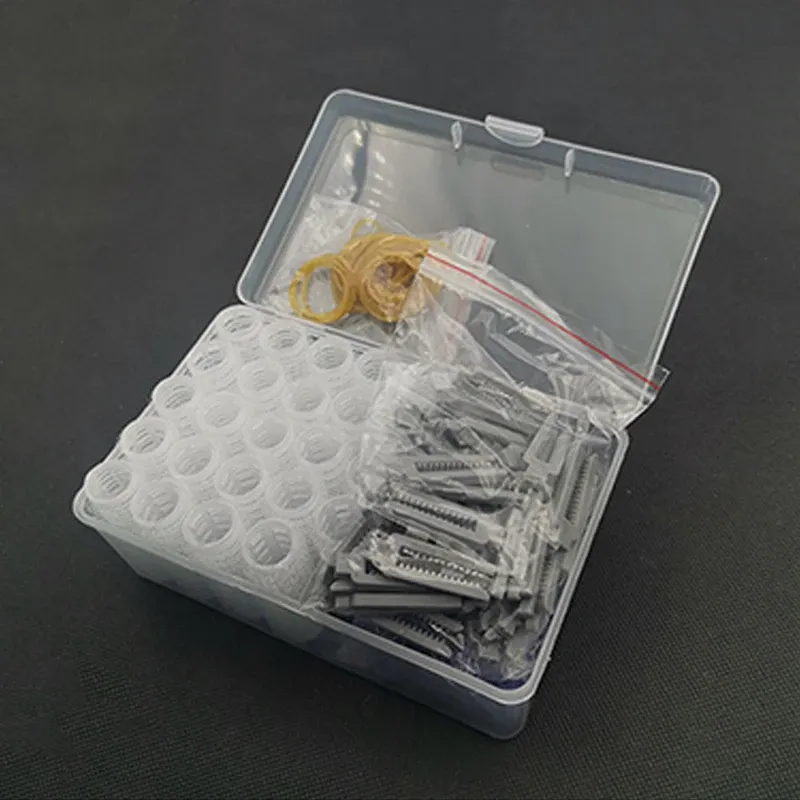 Kit de 24 bigoudis à permanente pour racines avec pinces et bandes auto-agrippantes, pour volume et boucles 4