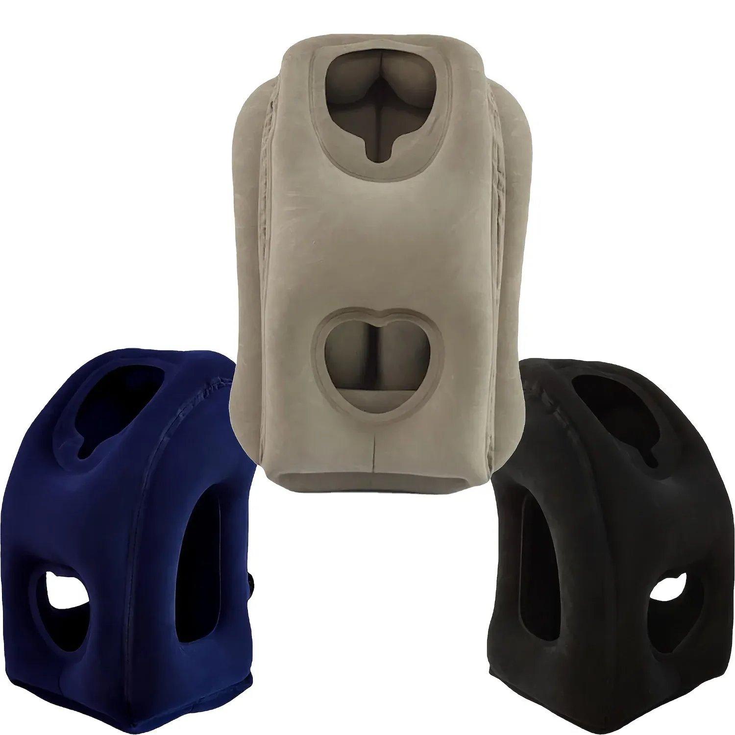 Oreiller de voyage gonflable pour le cou, finition soignée