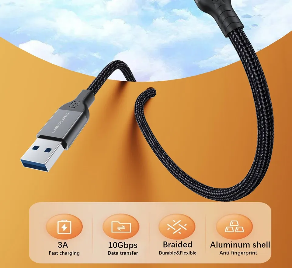 Détail des connecteurs du câble