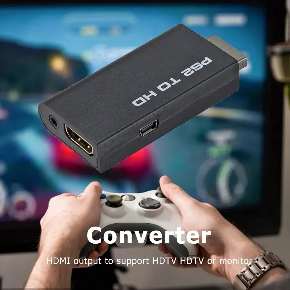 Convertisseur PS2 vers HDMI, mise en situation