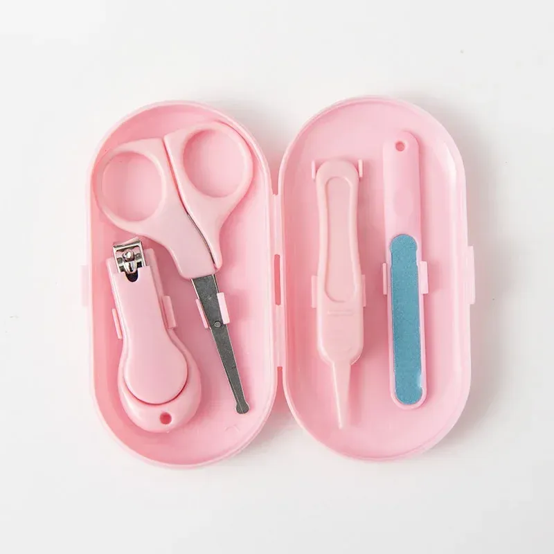 Ensemble de soins pour bébé 4 pièces : coupe-ongles, ciseaux et limes pour enfants 5