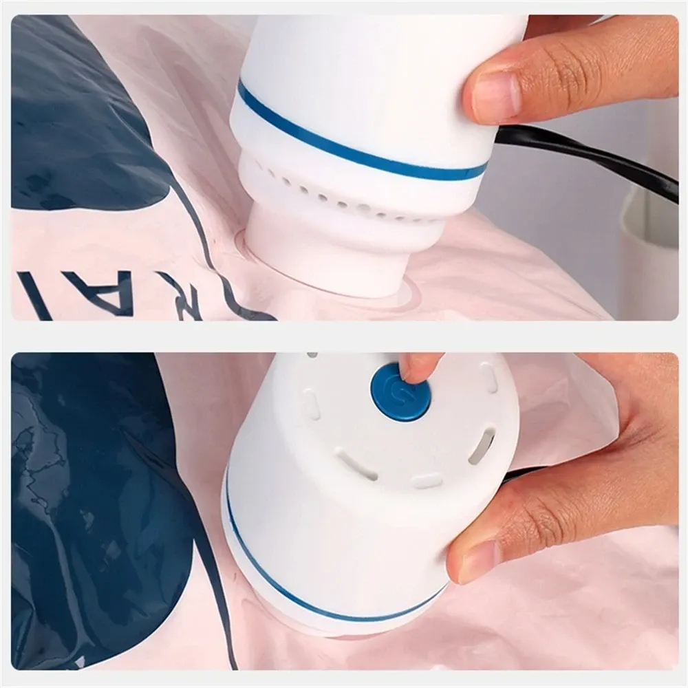 Pompe à vide électrique compacte pour sacs sous vide