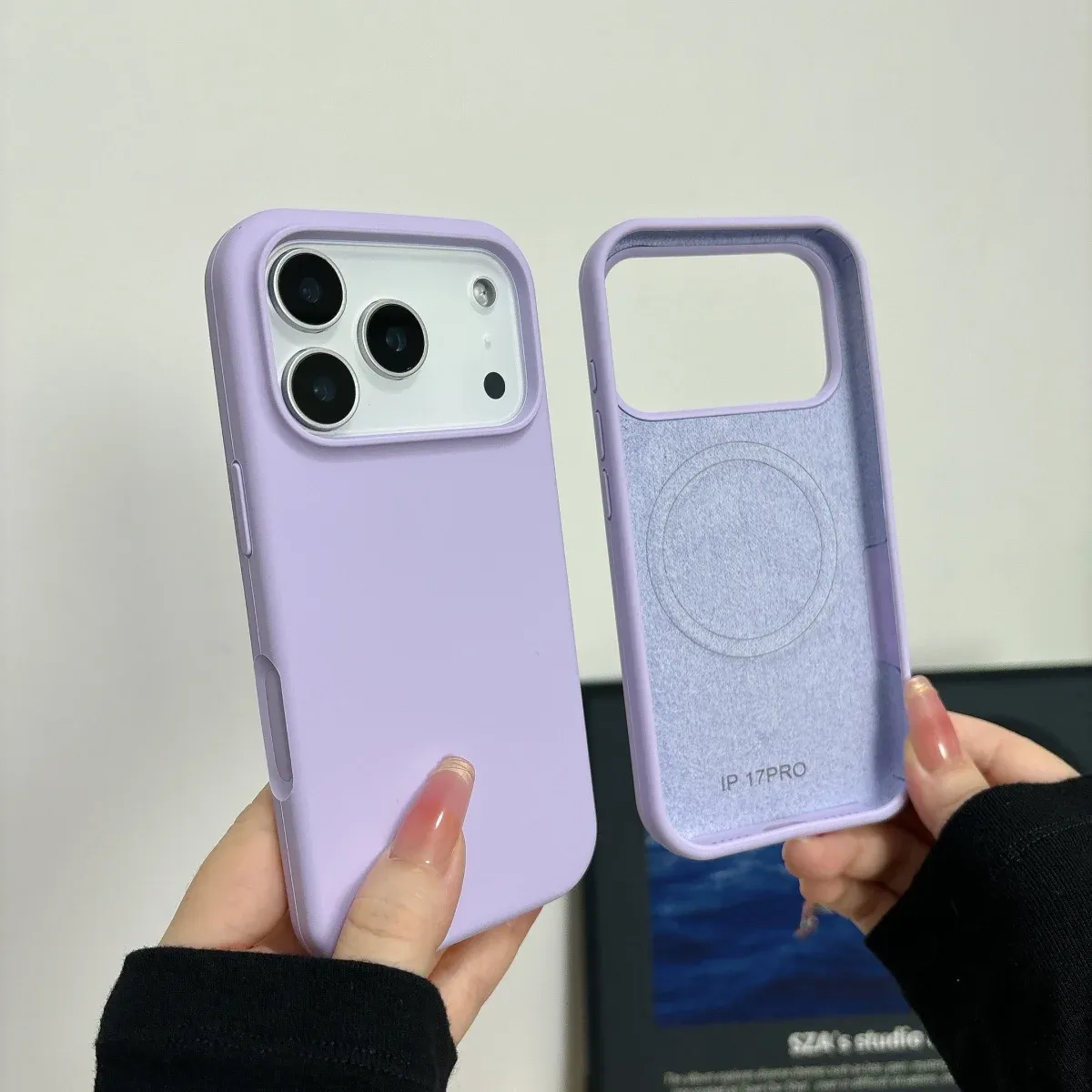 Coque en silicone liquide magnétique compatible MagSafe pour iPhone 18, 17, Air, 16, 15 Plus, 14, 13, 12 Pro Max 2