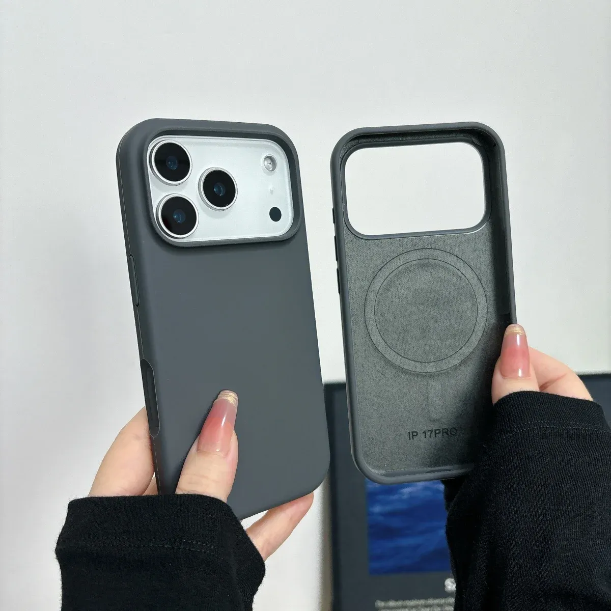 Coque silicone liquide, ambiance élégante