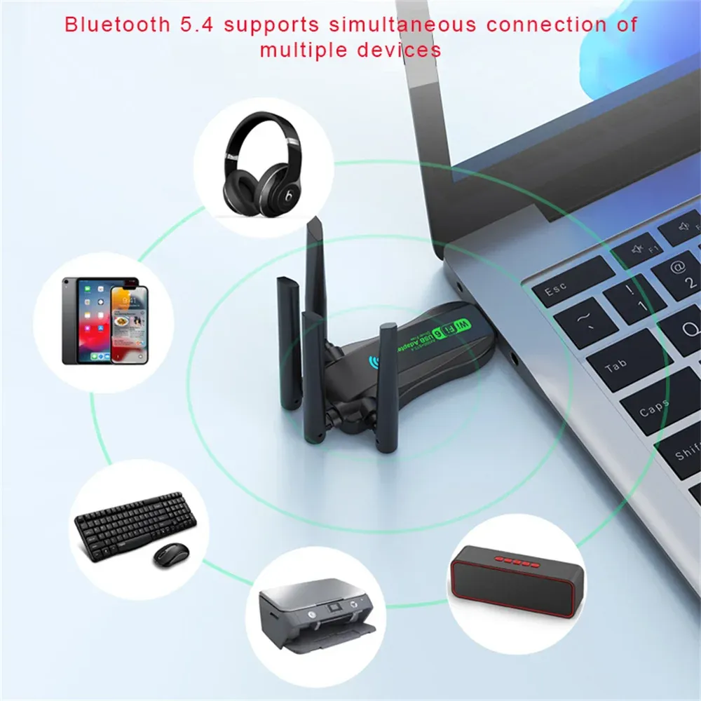 Adaptateur Wi-Fi USB AX900 vue complète