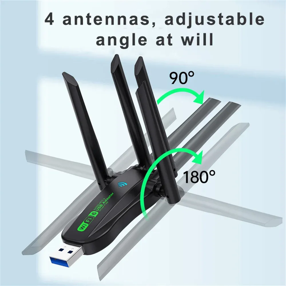 Adaptateur Wi-Fi USB AX900 détail du design