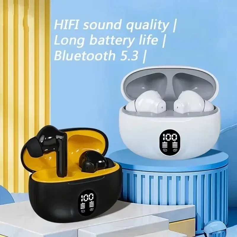 Écouteurs de jeu sans fil Bluetooth avec microphone, réduction du bruit et basses haute fidélité, modèle 895B 2
