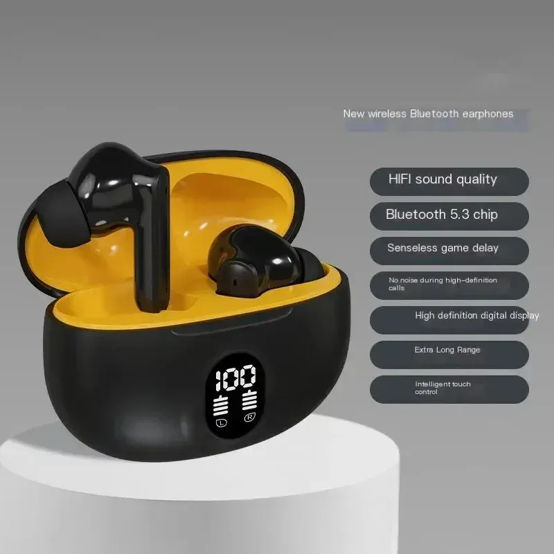Écouteurs de jeu sans fil Bluetooth avec microphone, réduction du bruit et basses haute fidélité, modèle 895B 8