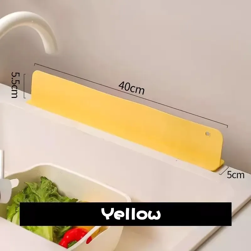 Pare-éclaboussures en silicone pour évier, protection contre les projections d'eau pour la vaisselle et le lavage des légumes 11
