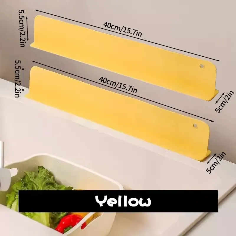 Pare-éclaboussures en silicone pour évier, protection contre les projections d'eau pour la vaisselle et le lavage des légumes 12
