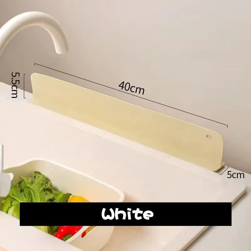 Pare-éclaboussures en silicone pour évier, protection contre les projections d'eau pour la vaisselle et le lavage des légumes 9