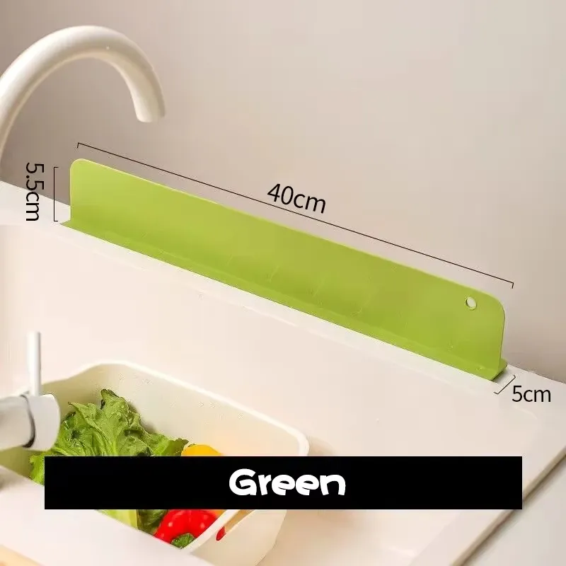 Pare-éclaboussures en silicone pour évier, protection contre les projections d'eau pour la vaisselle et le lavage des légumes 7