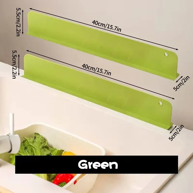 Pare-éclaboussures en silicone pour évier, protection contre les projections d'eau pour la vaisselle et le lavage des légumes 8