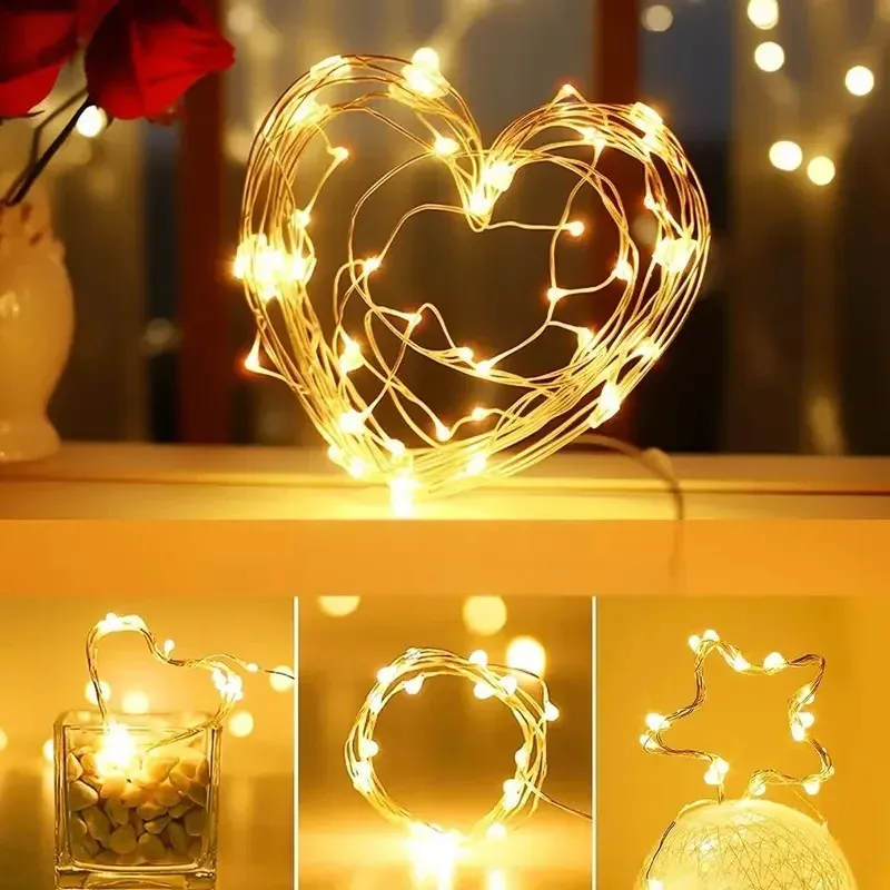 Guirlande lumineuse LED étanche, disponible de 1 à 10 m – Décoration de Noël pour jardin extérieur 3