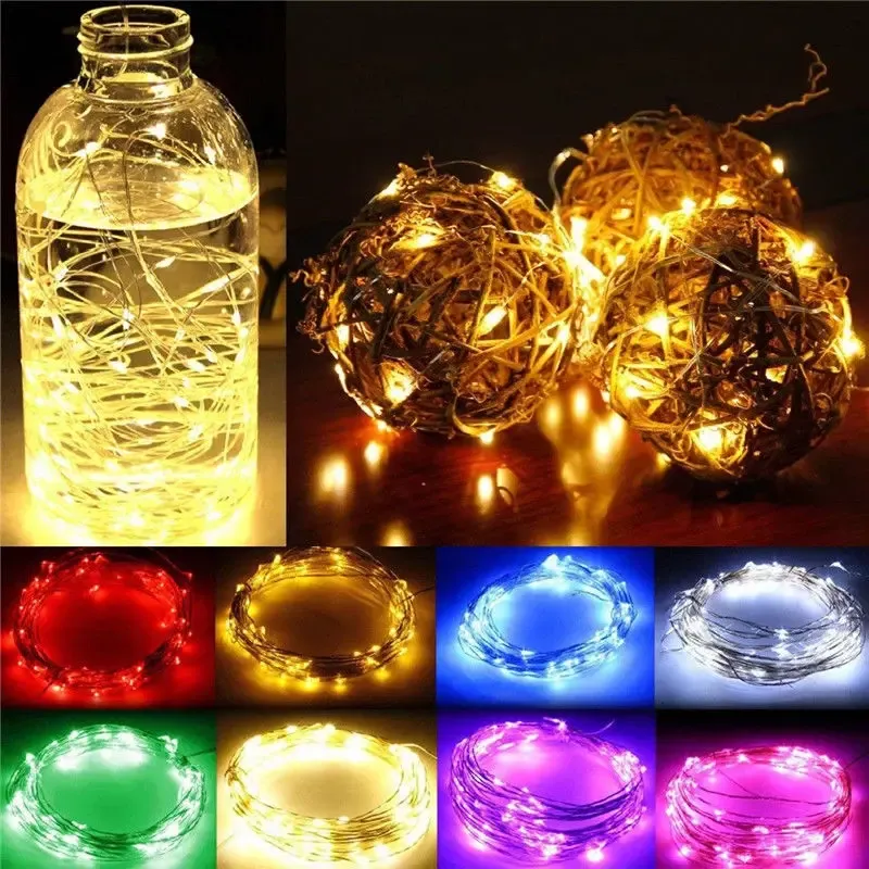 Guirlande lumineuse LED étanche, disponible de 1 à 10 m – Décoration de Noël pour jardin extérieur 4
