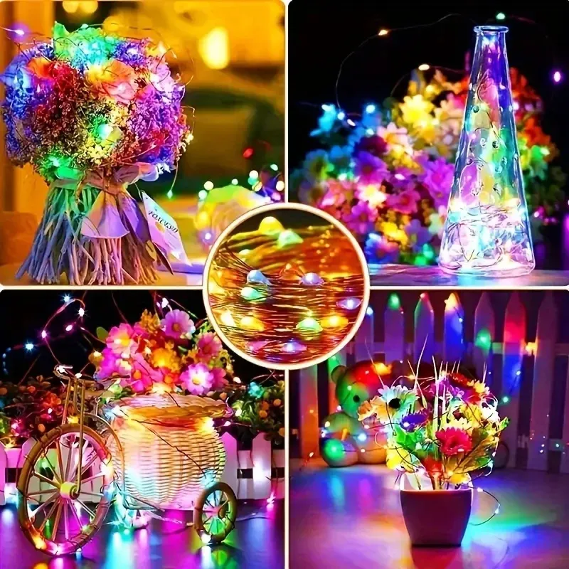 Guirlande lumineuse LED étanche, disponible de 1 à 10 m – Décoration de Noël pour jardin extérieur 6