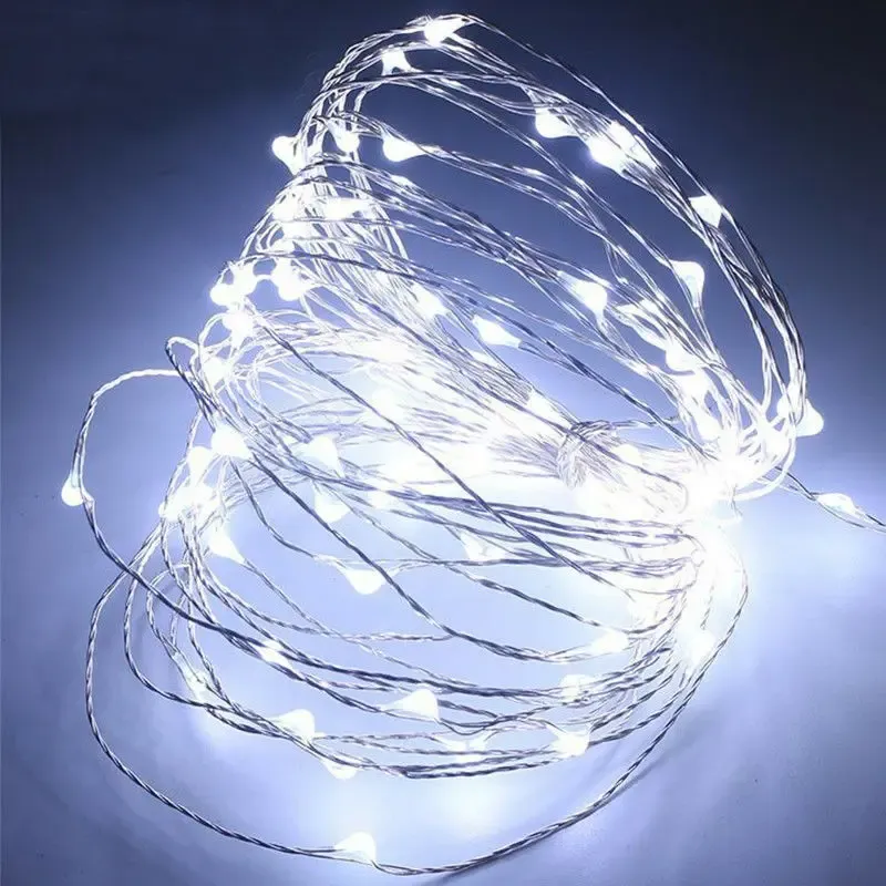 Guirlande lumineuse LED en fil de cuivre