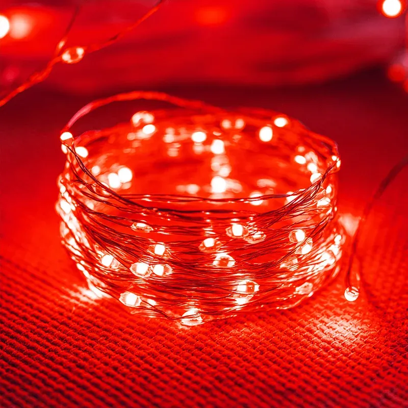 Guirlande lumineuse LED étanche, disponible de 1 à 10 m – Décoration de Noël pour jardin extérieur 13