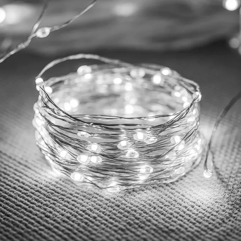 Guirlande lumineuse LED étanche, disponible de 1 à 10 m – Décoration de Noël pour jardin extérieur 9