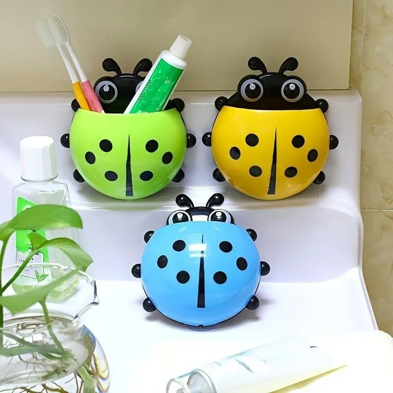 Porte-brosse à dents coccinelle, coloris