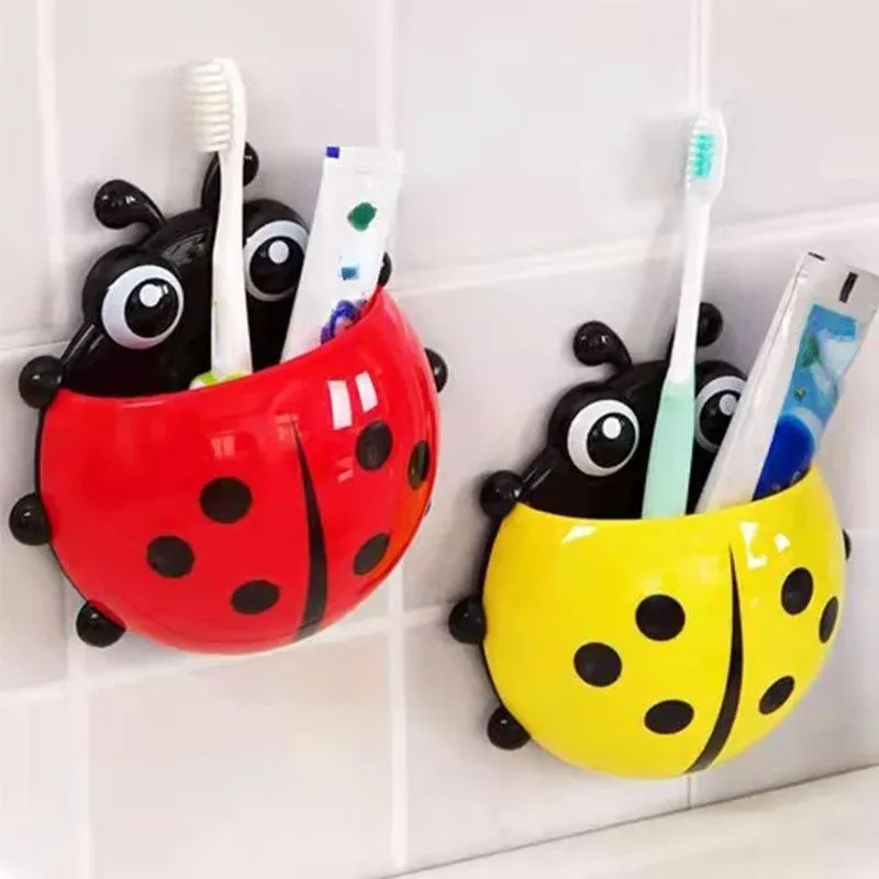 Porte-brosse à dents coccinelle, vue de détail