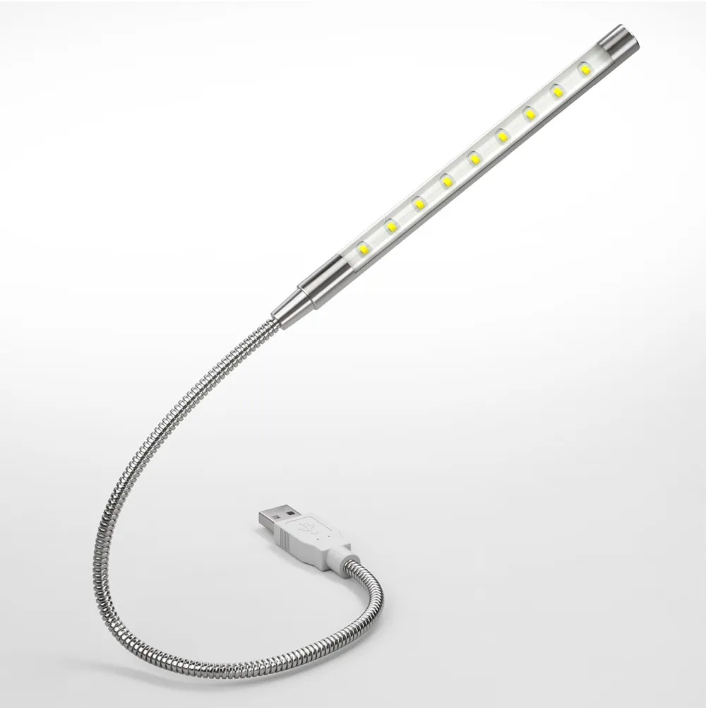 Lampe installée sur un ordinateur portable