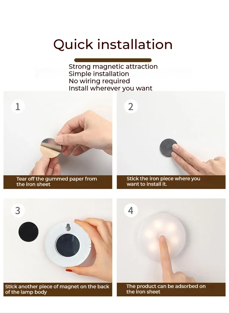 Veilleuse LED design et compacte
