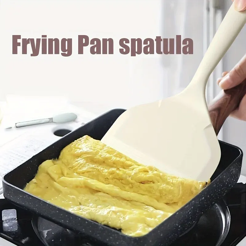 Spatule en silicone pour tamagoyaki, résistante à la chaleur et antiadhésive 6