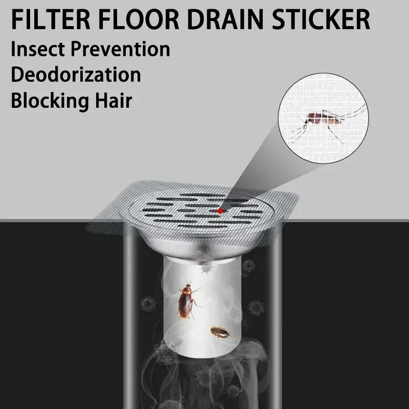 Filtre adhésif jetable pour évier