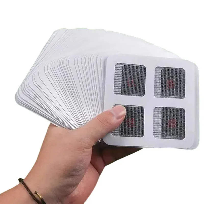 Filtre adhésif jetable anti-bouchon pour drain de sol