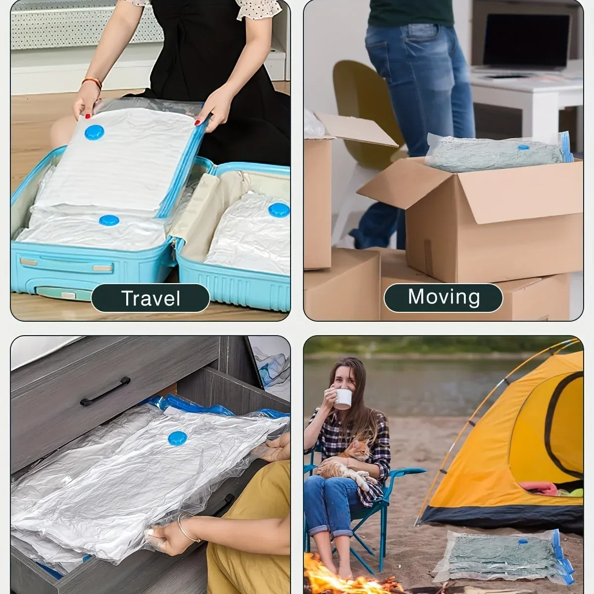 Sacs de rangement sous vide