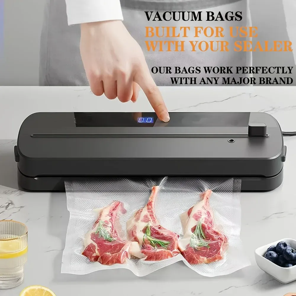 Sacs de mise sous vide pour aliments, lot de 150 (3 tailles), sans BPA 5