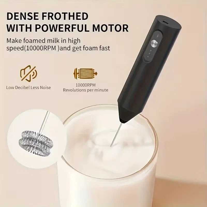 Mousseur électrique portatif pour café et lait 4