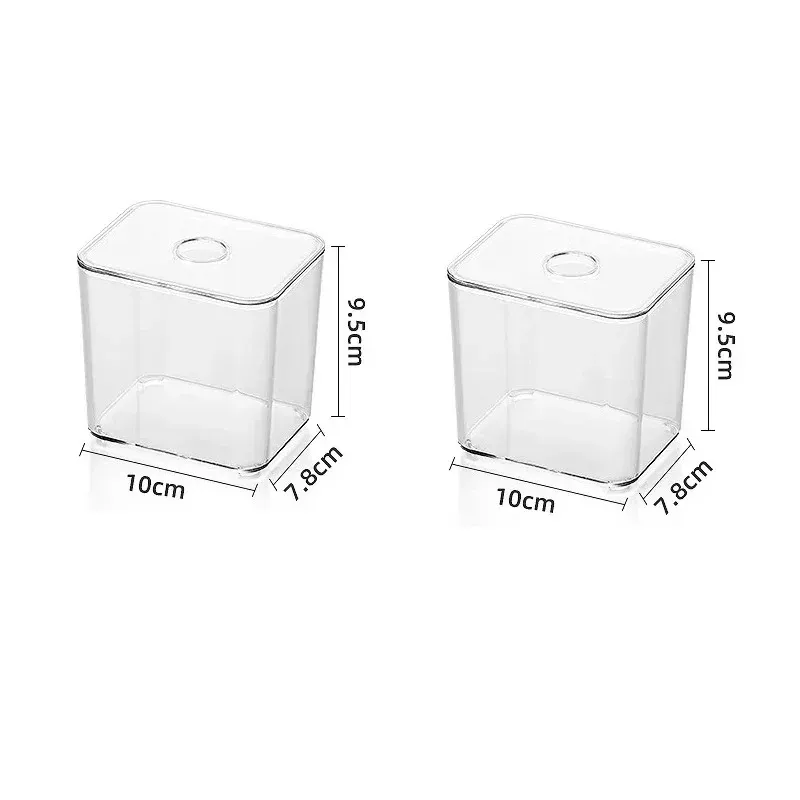 Ensembles d'organisateurs de tiroirs transparents, boîtes de rangement en acrylique, boîtes de rangement en plastique, boîtes de rangement pour papeterie et maquillage, bacs de rangement transparents 9