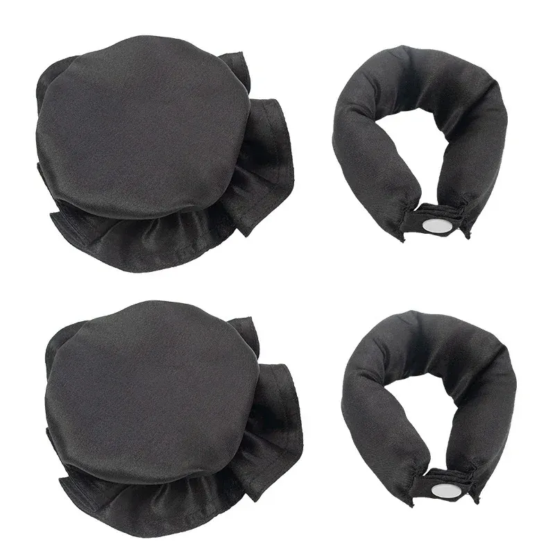 Ensemble de bigoudis sans chaleur en soie avec bandeau de nuit (lot de 2 ou 4) 7