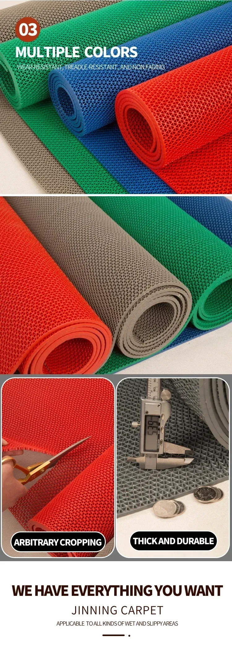 Tapis de sol pratique pour la maison
