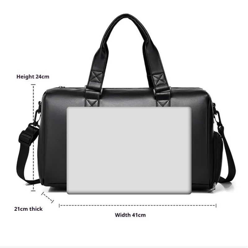 Sac de voyage grande capacité avec compartiments séparés pour les affaires humides et sèches et pour les chaussures, idéal pour les voyages, le fitness et les week-ends 2