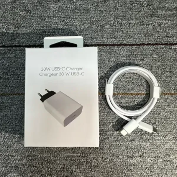 Chargeur rapide 30W PD pour Google Pixel 8, 7, 9 Pro, 8A, 7A, 6A, 5A, 4XL, 4A, adaptateur secteur USB-C à USB-C avec câble, prises EU/US/UK 12