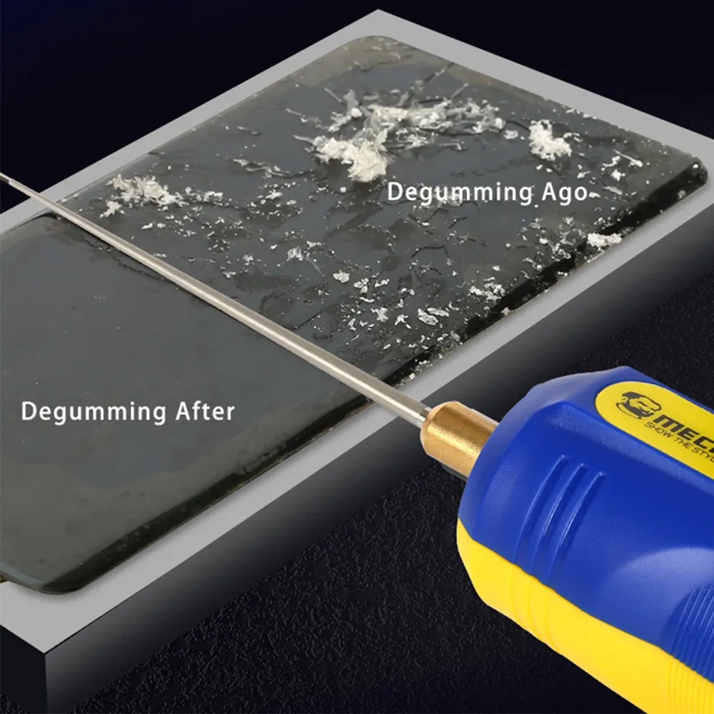 Stylo électrique décolleur MECHANIC IR10 PRO 6 en 1, 3 niveaux de réglage, pour retirer la colle des écrans LCD de téléphones portables, avec outil de polissage 2