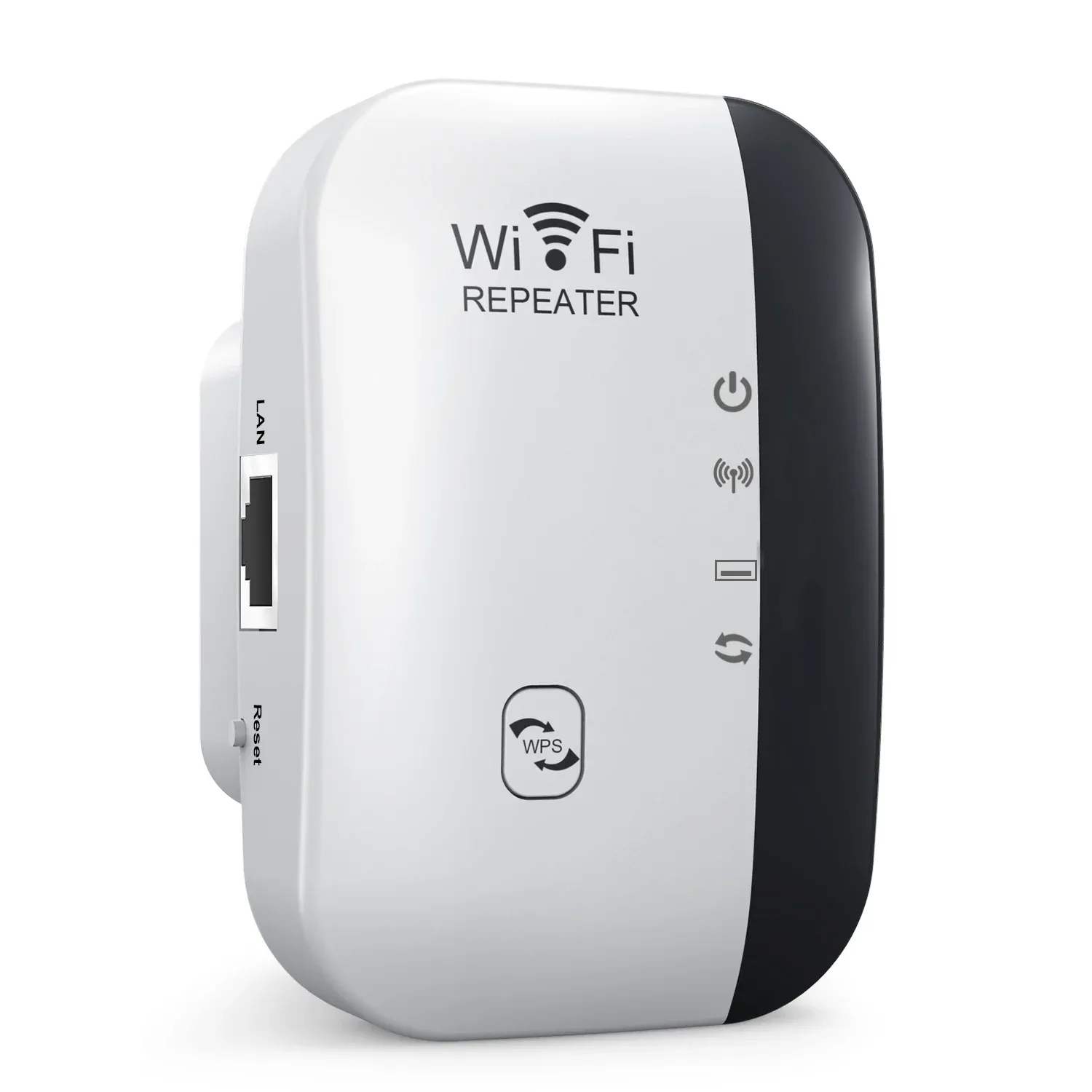 Répéteur WiFi sans fil 300 Mbps, norme 802.11n avec WPS et 7 voyants d'état 7