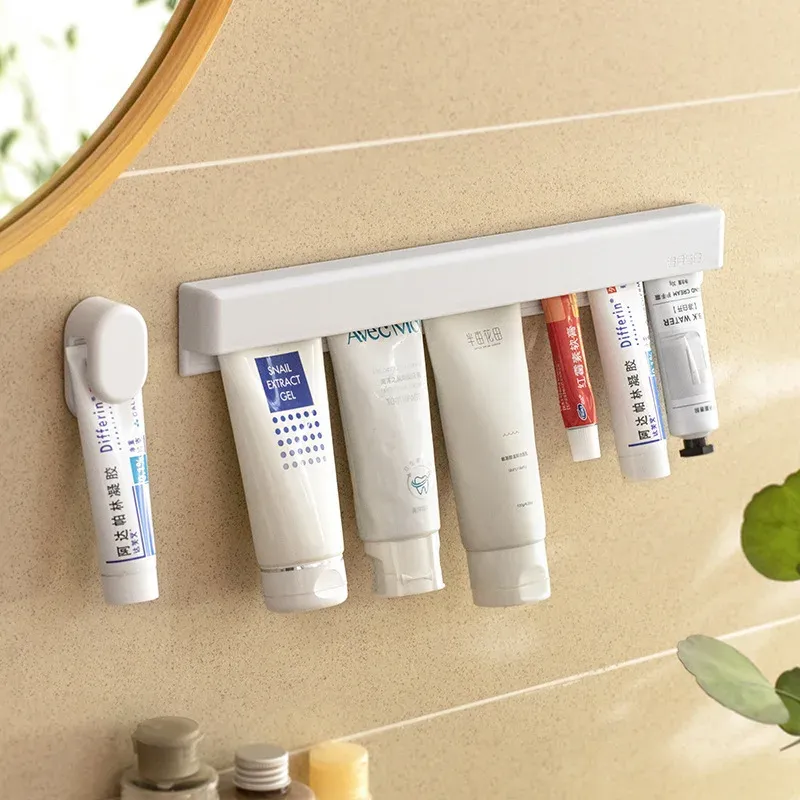 Support mural long pour dentifrice, détail du design