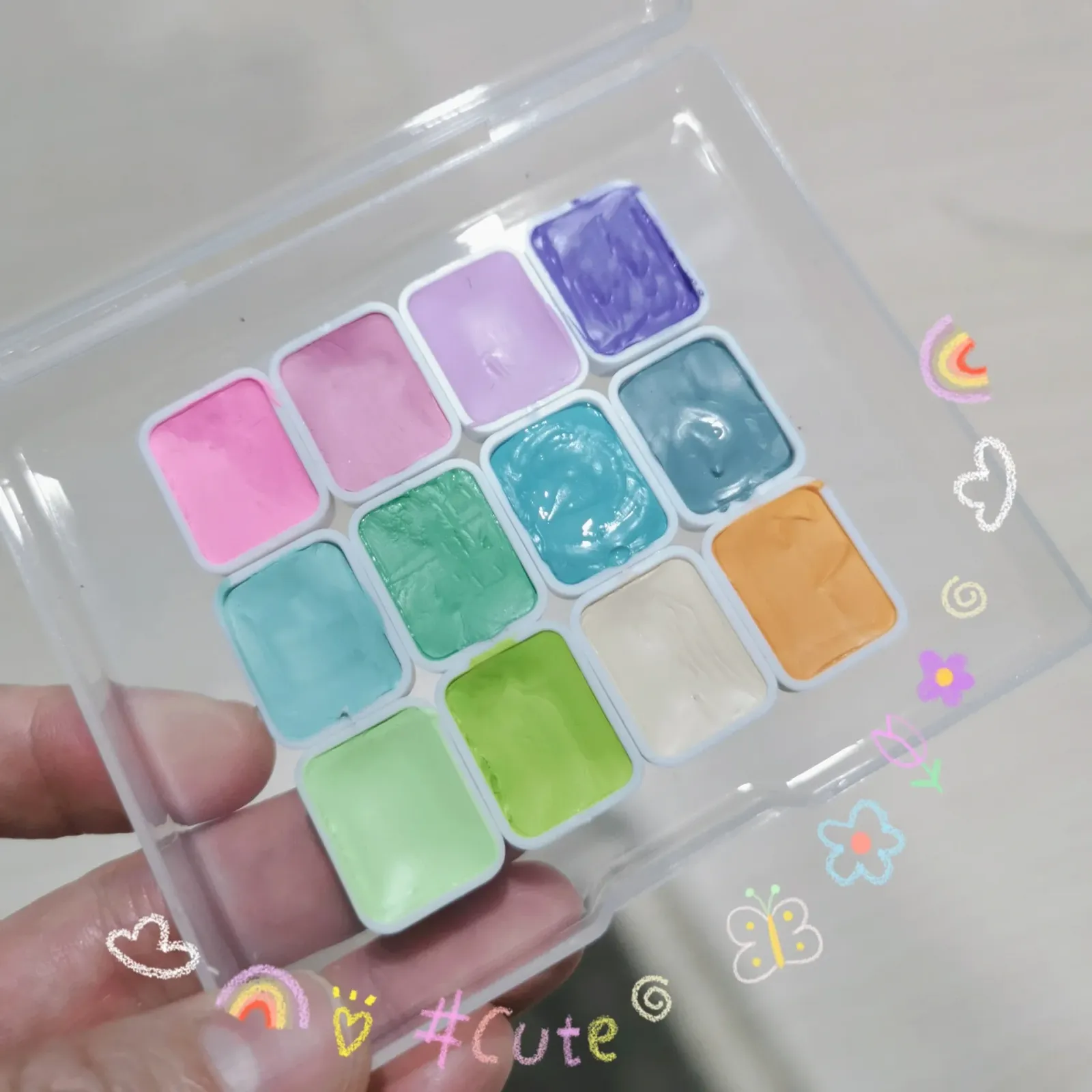 Manucure réalisée avec le coffret