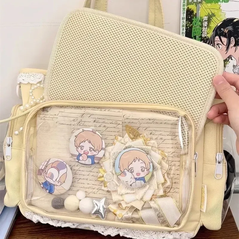Sac Itabag japonais bidimensionnel « Ballet Fille Grande Appétit » à bandoulière 6